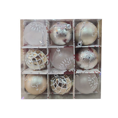 Picture of Xmas Mixed Ball - 9pcs
