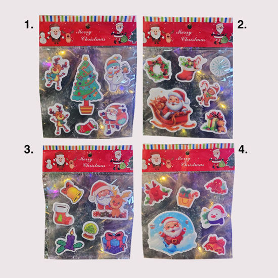 Picture of Xmas Silicone Stickers (per pack)