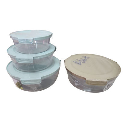 Picture of Plastic round container (3pcs)