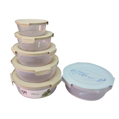 Picture of Plastic Food Container - 5pcs