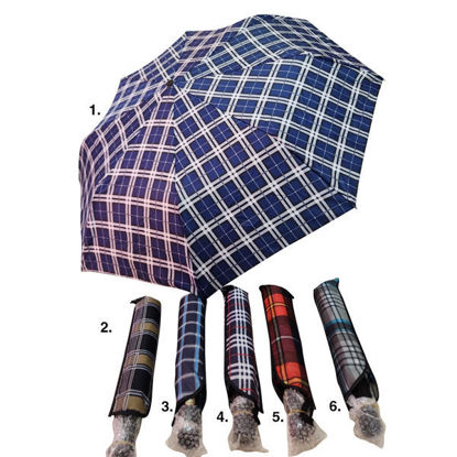 Picture of Semi-Automatic Chequered Umbrella