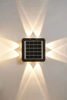 Picture of Solar Wall Light 4 Sides / 8 Leds (Warm White)