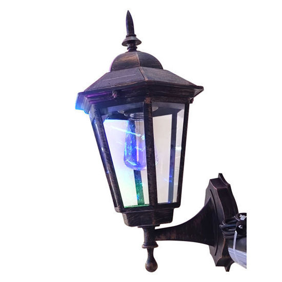 Picture of Solar Vintage Filament Wall Light (1 Bulb)