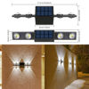 Picture of Solar Up Down Wall Light 8 Leds (Warm White)