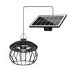 Picture of Pumpkin Style Solar Hanging Light W/R.Control (White)