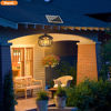 Picture of Pumpkin Style Solar Hanging Light W/R.Control (White)