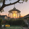 Picture of Pumpkin Style Solar Hanging Light W/R.Control (White)