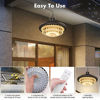 Picture of Solar Pendent Hanging Light W/R.Control (White & Warm White)
