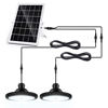 Picture of Double Hanging Solar Pendant Lamps 4 Modes - W/R.Control (White)