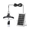 Picture of Double Hanging Solar Pendant Lamps 4 Modes - W/R.Control (White)