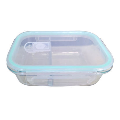 Picture of Glass Container (2 Divider) - 5 x 13 x 17cm