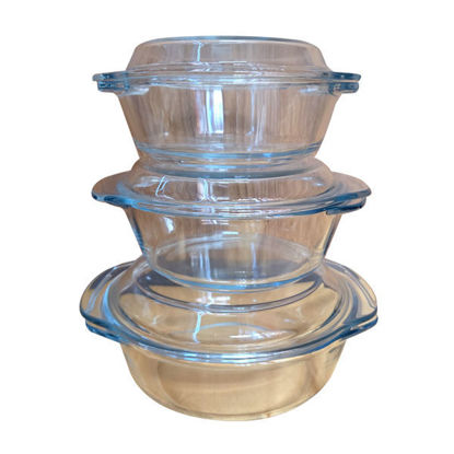 Picture of Glass Bowl Set (15,17,20cm)