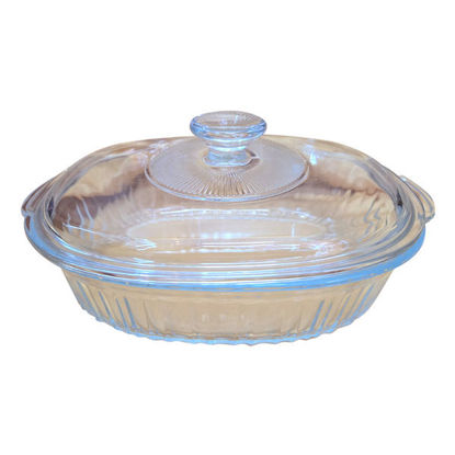 Picture of Oval Glass casserole - 1.8L (28cm)