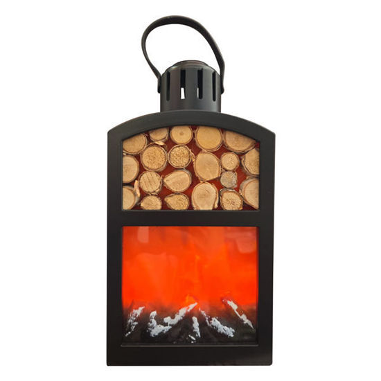 Picture of Fireplace Deco (electric or battery operated) - 14x-32cm
