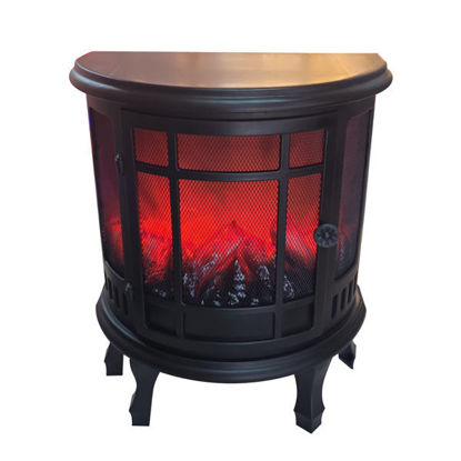 Picture of Fireplace Deco Half Desk (Electric or Battery Operated) - 47 x 25 x 56cm