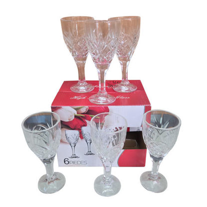 Picture of Glass Flute Set (6 pcs)