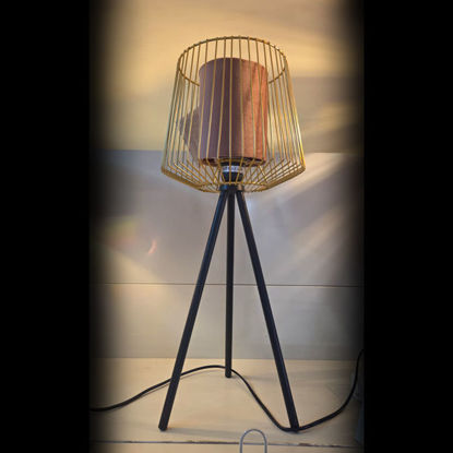 Picture of Table Lamp with Tripod Stand (Bulb Not Included)