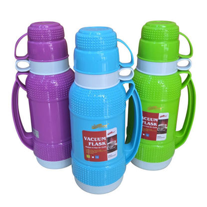 Picture of Vacuum Flask with 2 Cups (dots) - 1.8L