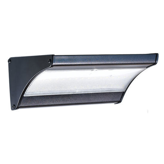 Picture of Solar Rectangular Aluminium Wall Light (White)