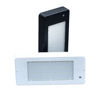Picture of Solar Black Housing Rectangular Wall Light (White)
