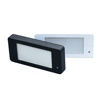 Picture of Solar Black Housing Rectangular Wall Light (White)