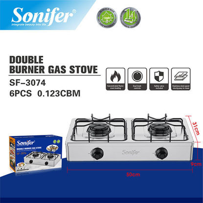 Picture of Sonifer DOUBLE BURNER GAS STOVE
