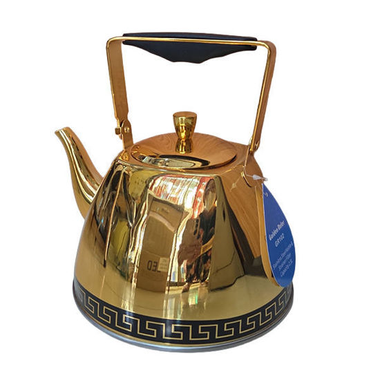 Picture of Kettle Whistling Gold/Design W/Strainer - 2.5lts