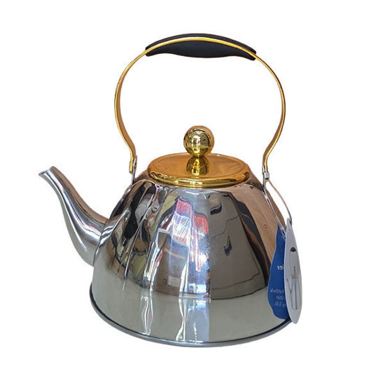 Picture of Kettle Whistling (Silver) W/Strainer - 2lts