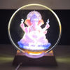 Picture of Glass Hindu God Light