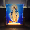 Picture of Glass Catholic Frame Light