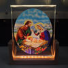 Picture of Glass Catholic Frame Light