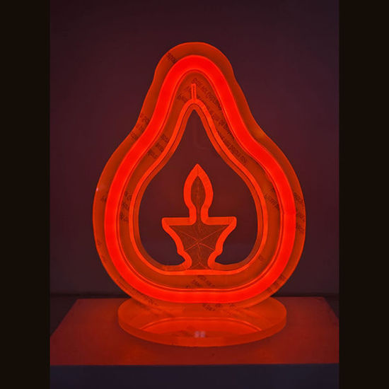Picture of Diya neon frame (3-AAA battery)