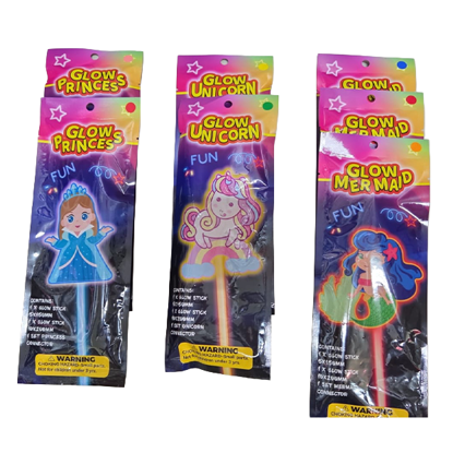 Picture of Neon Glow Stick (Princess, Unicorn, Mermaid)