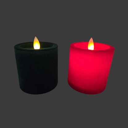 Picture of Velvet Led Candle - 8cm