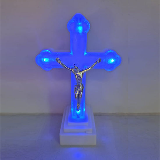 Picture of Jesus cross with light (8x12cm)