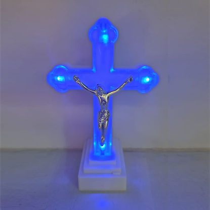 Picture of Jesus Cross W/Light (8 x 12cm)