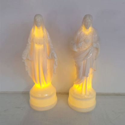Picture of Led statue Virgin Mary / Sacred Heart - 11 cm