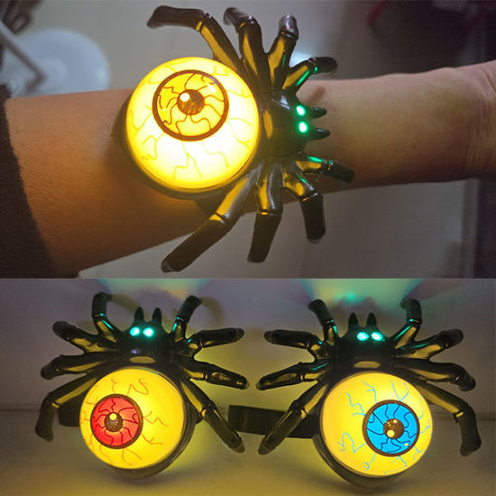 Picture of Halloween spider eye light bracelet