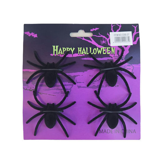 Picture of Halloween spiders (4pcs)